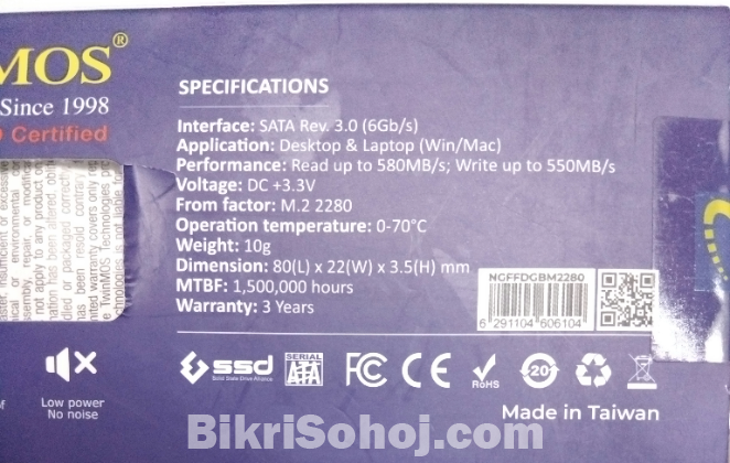 M2 2280 Sata 128gb Ssd